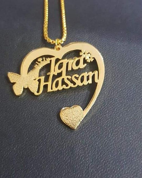 Customize Heart Name Necklace