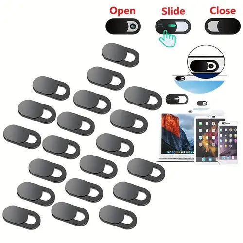 5PCS Webcam Cover Camera Cover Slide Ultra Thin Laptop Protect Your Privacy and Security for iPad Laptop Tablet Smartphone